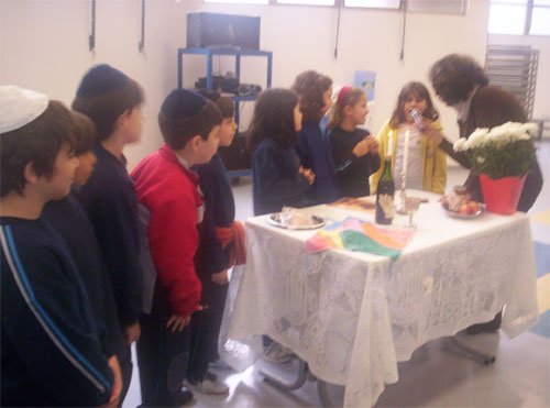 Alunos do Bialik e Renascença vivenciam juntos o Rosh Hashaná