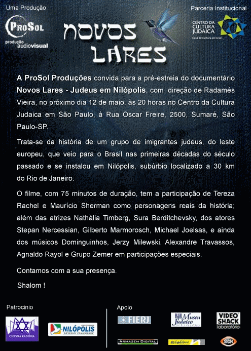 Novos Lares – Os judeus de Nilópolis