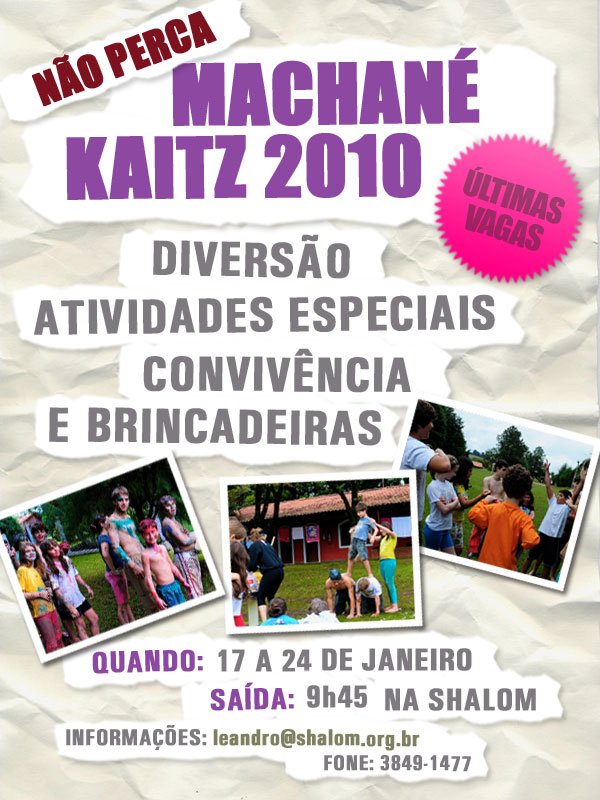 Machané 2010 da Shalom