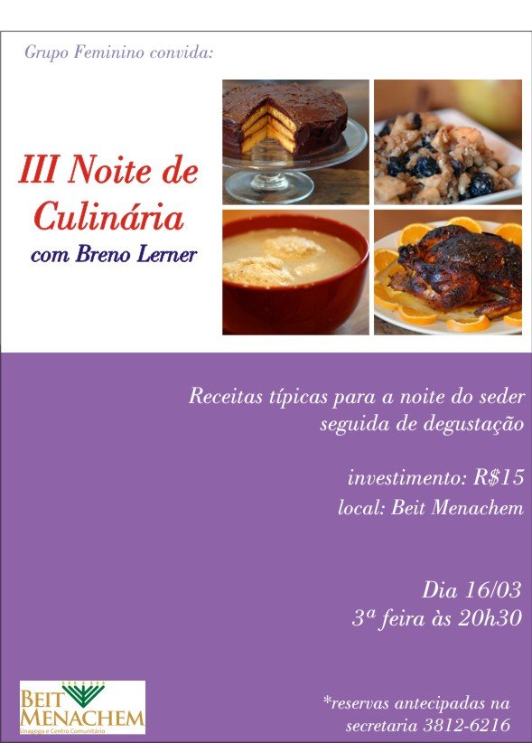 Culinária com Breno Lerner