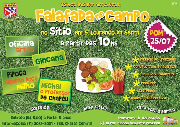 Falafada para crianças!