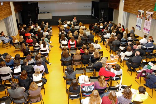 Lidia Aratangy no Colégio Bialik