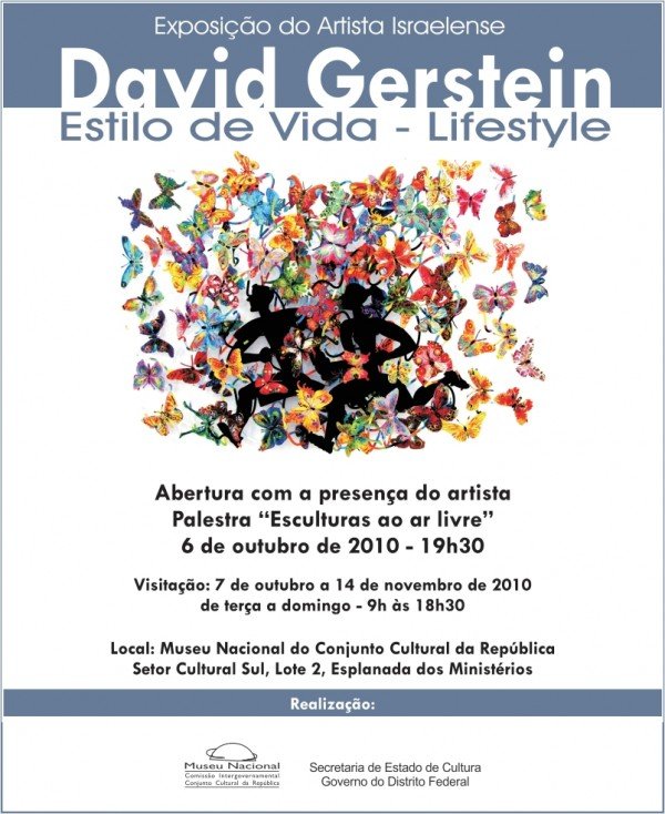 O artista israelense David Gerstein abre a mostra “Estilo de Vida – Lifestyle” no Museu Nacional