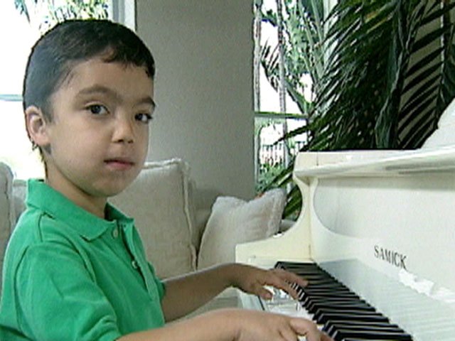 Sucesso mirim no piano