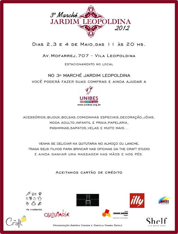 Marche Jardim Leopoldina em prol da UNIBES