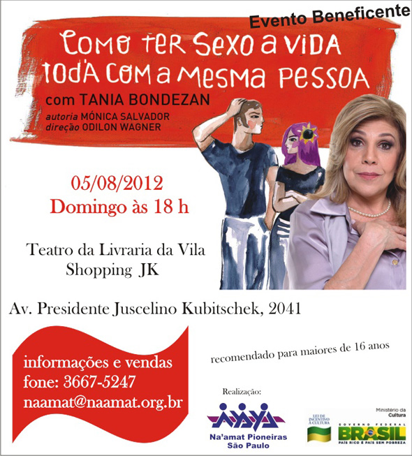 Naamat promove peça em SP