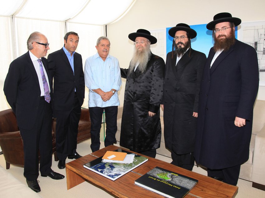 Lula recebe visita de Rabino