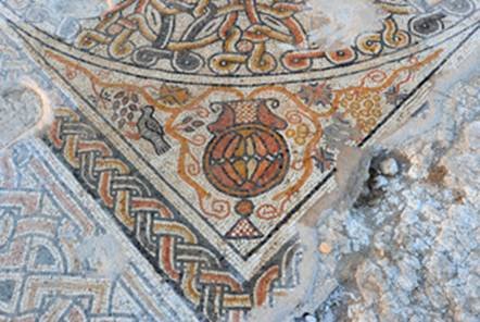 Mosaico de 1500 anos é encontrado no deserto