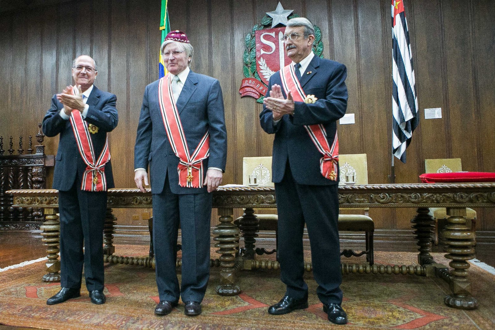 Rabino Sobel é homenageado pelo Governo de SP