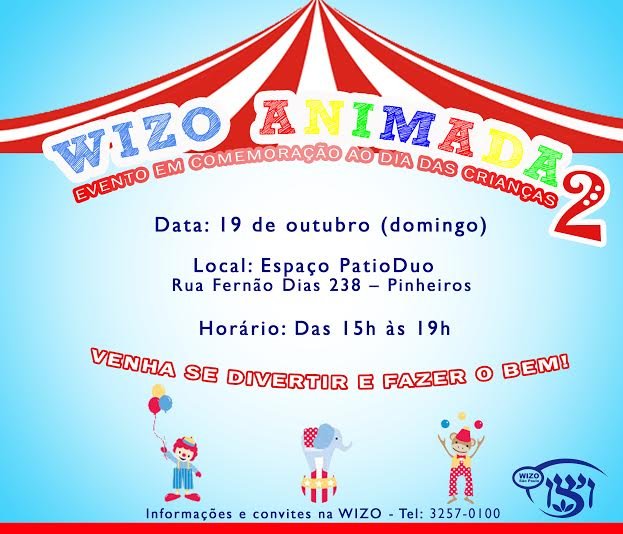 Venha se divertir e fazer o bem