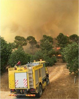 INCÊNDIOS EM ISRAEL