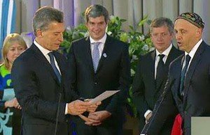 RABINO TOMA POSSE COMO MINISTRO NA ARGENTINA