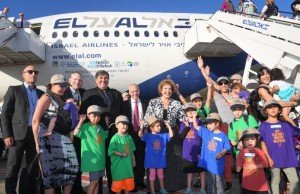 IMIGRANTES DA FRANÇA E EUA CHEGAM A ISRAEL