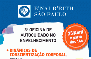 3ª Oficina de Autocuidado no Envelhecimento, da B’nai B’rith São Paulo