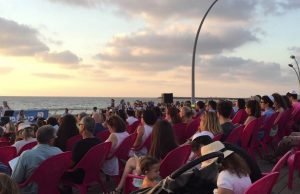 Uma música para o Shabat no Porto de Tel Aviv