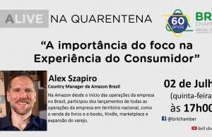 Alex Szapiro, Country Manager da Amazon Brasil participa de live da Câmara Brasil-Israel