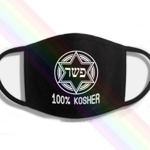 Mascara de Proteção - Estampa "100% Kosher"