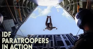 É assim que é ser um paraquedista da IDF