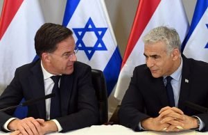 O primeiro-ministro Yair Lapid se reuniu com o primeiro-ministro da Holanda Mark Rutte