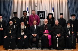Presidente Isaac Herzog recebe líderes da igreja na Terra Santa para celebrar o Ano Novo