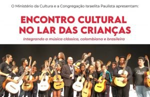 Maestro e músicos da Orquestra Sinfônica Nacional da Colômbia terão um encontro especial no Lar das Crianças da CIP
