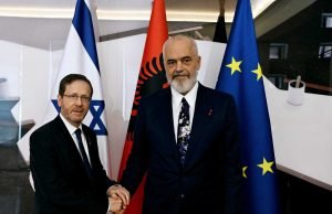 Presidente de Israel visita a Albânia