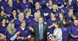 Presidente de Israel participa da celebração do recorde mundial de doadores de rim