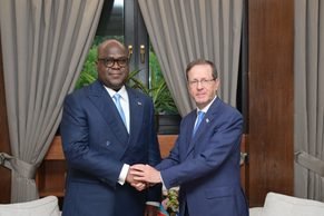 Presidente do Congo visita Israel