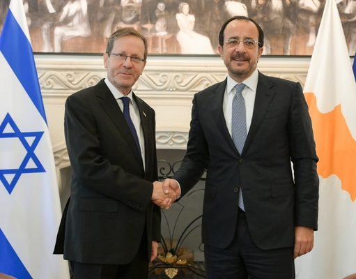 O presidente Herzog se reuniu com o presidente do Chipre